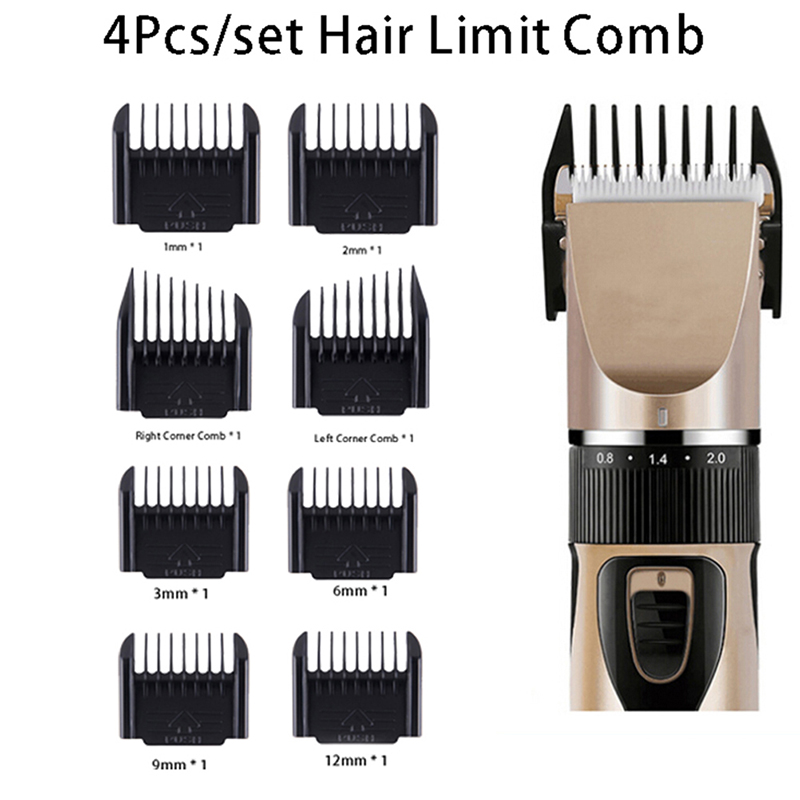 Mens Grooming Kit Gift Set - Sisir Panduan Potong Rambut 4 Buah