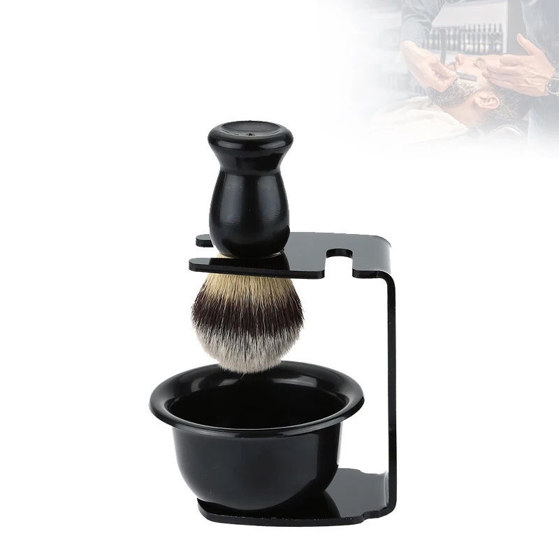 Men'S Grooming Pictures - Sikat Cukur dan Mangkuk dengan Penyangga