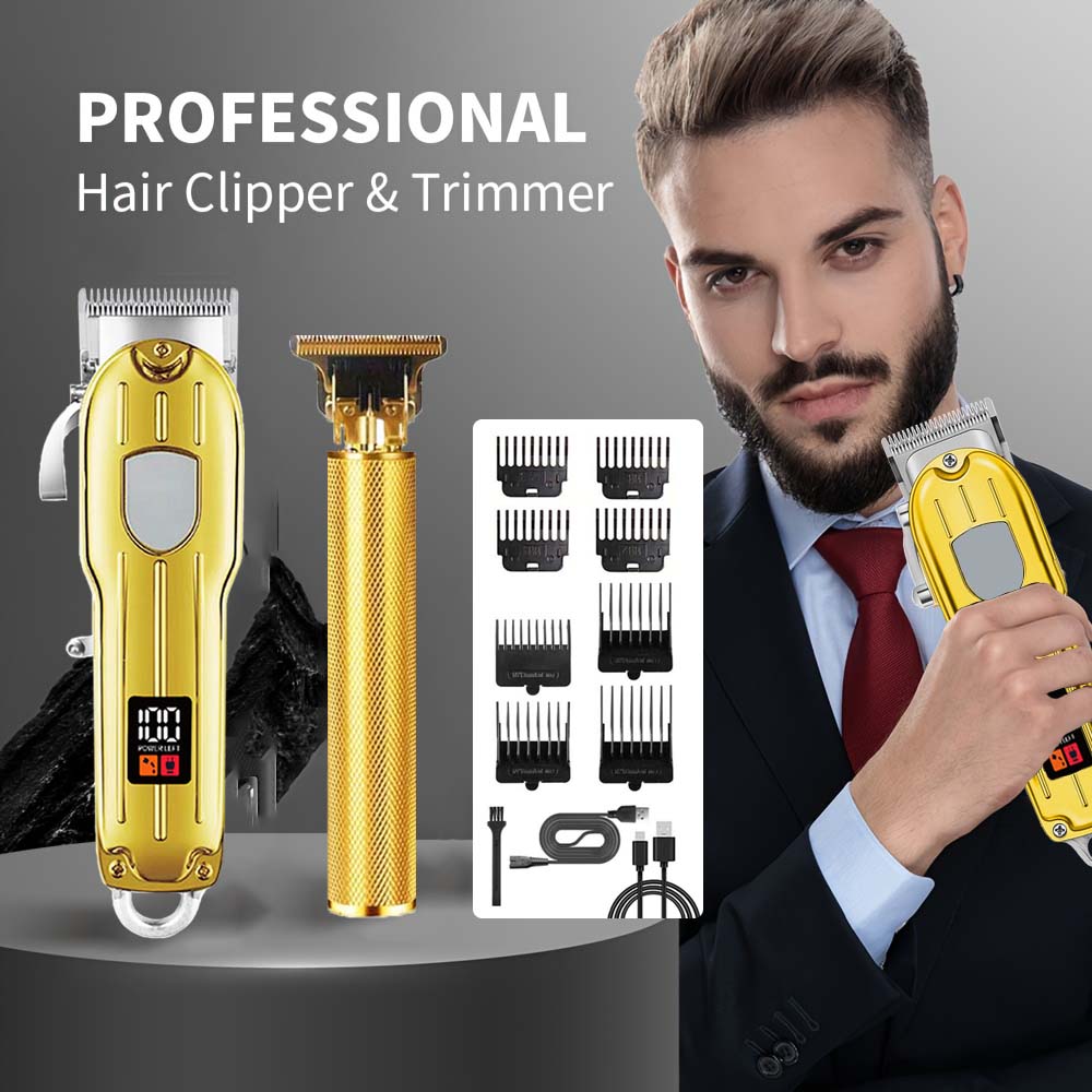 Men'S Grooming Shaver - Set Alat Cukur Rambut Elektrik &