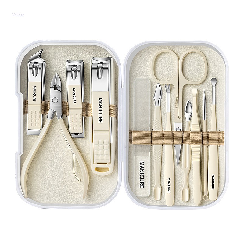 Mens Grooming Kit Gift Set - 12PC Set Peralatan Manikur Pedikur Lengkap