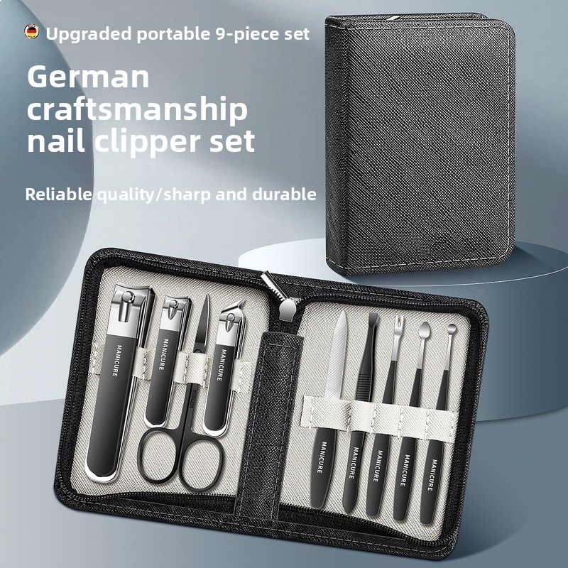 Set Pemotong Kuku Stainless St - Mens Grooming Kit Gift Set ulasan dan harga