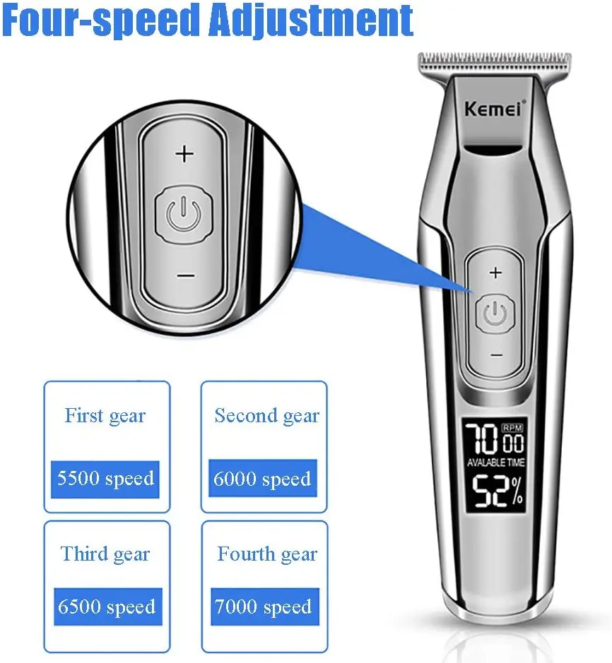 Alat cukur rambut Kemei, KM-50 - Men'S Grooming Razor ulasan dan harga