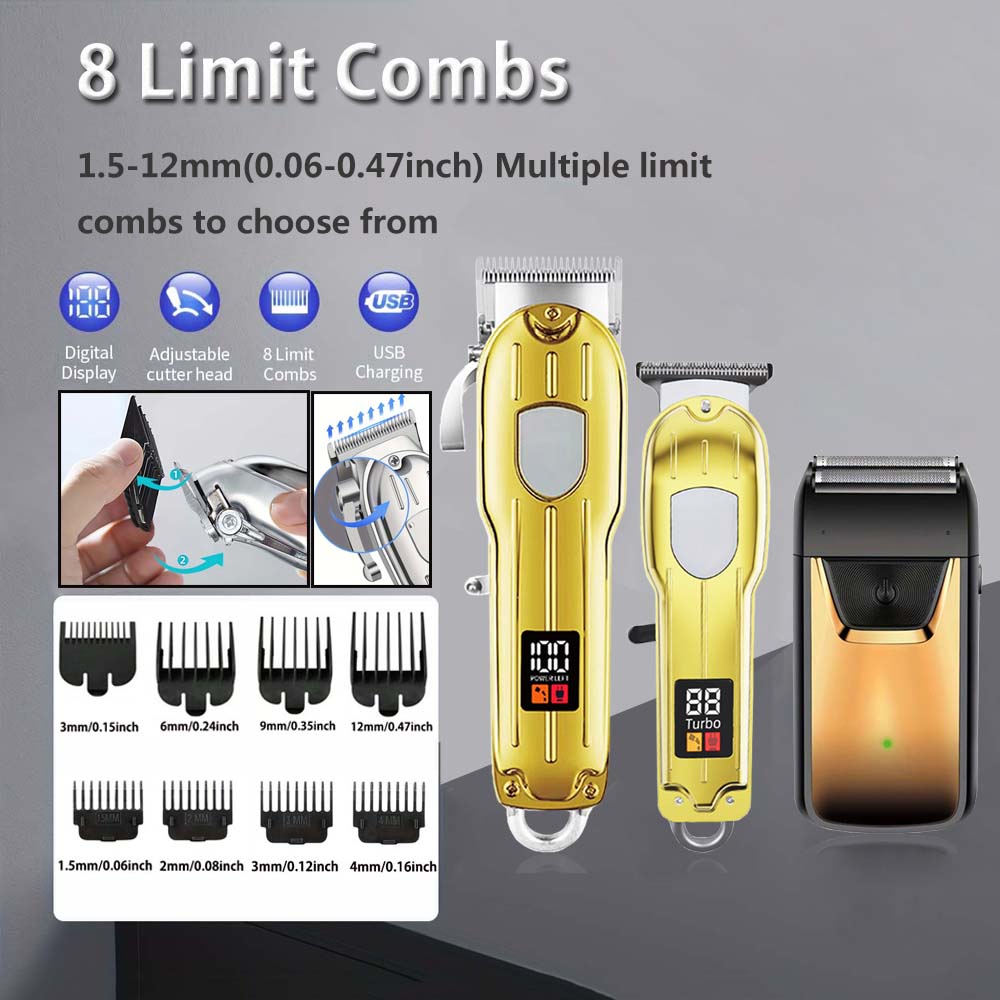 Set Alat Cukur Rambut Profesio - Mens Grooming Kit Gift Set ulasan dan harga